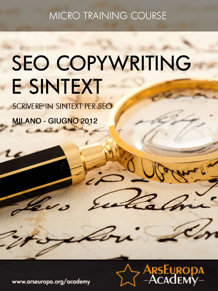 Seo Copywriting e Sintext - Milano 2012