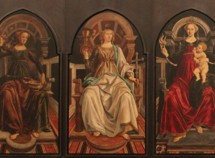 Simbologia delle sette Virtù - Pollaiolo e Botticelli